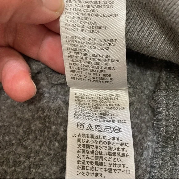 The North Face Hoodie Women's Sz XXL Gray Regular Fit Long Sleeve Pullover - Picture 10 of 16